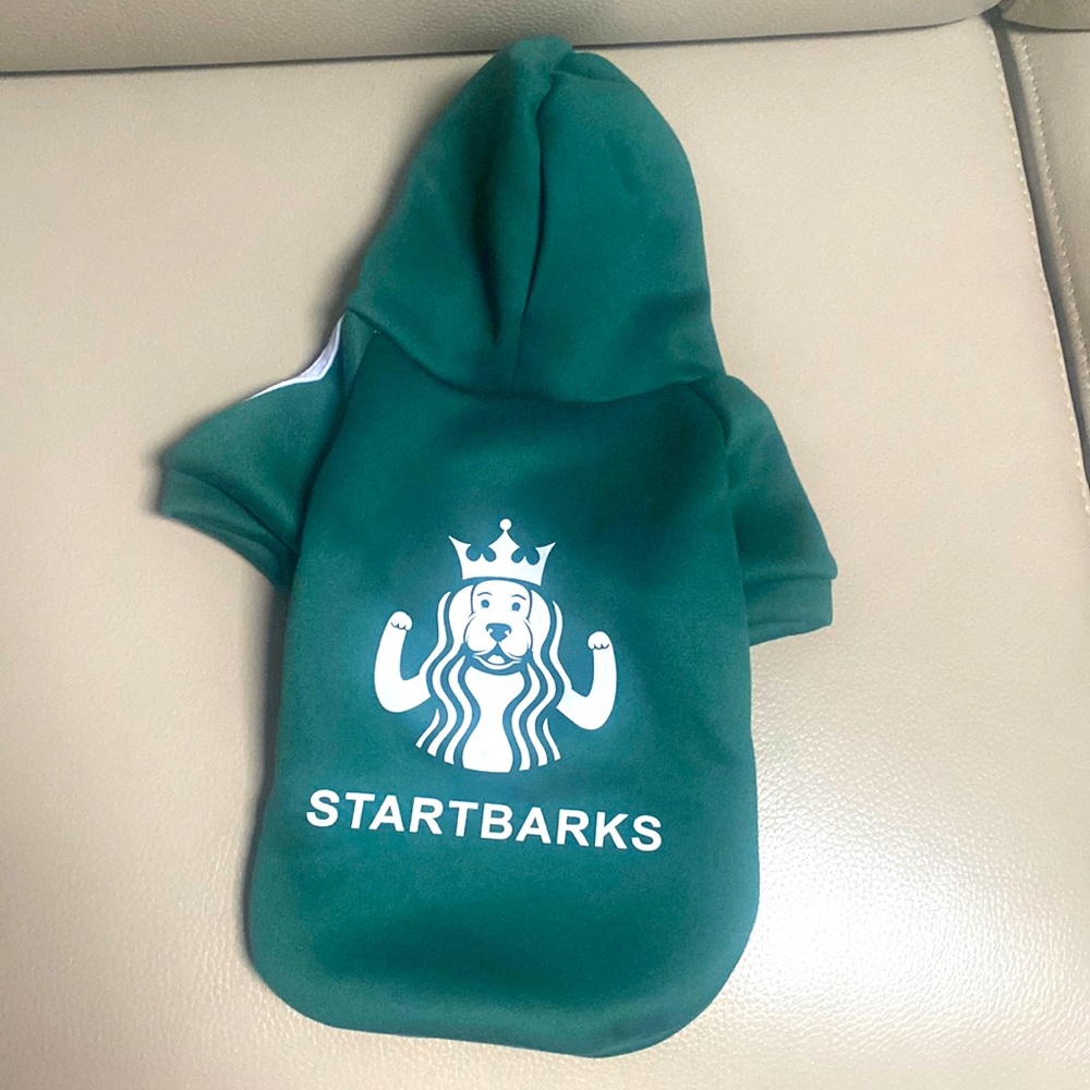 Dog shirt with hoodie Startbarks